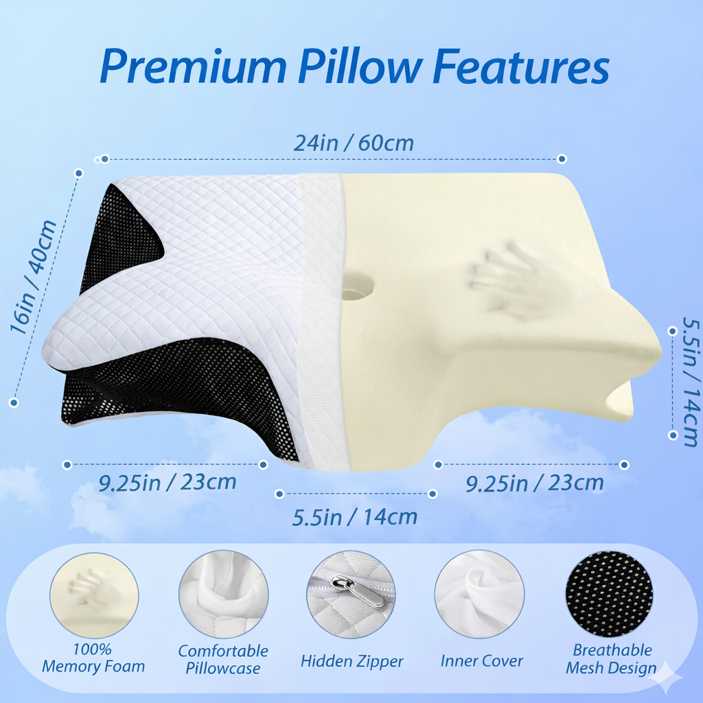 Wake Up Without Neck Pain — Experience True Deep Sleep